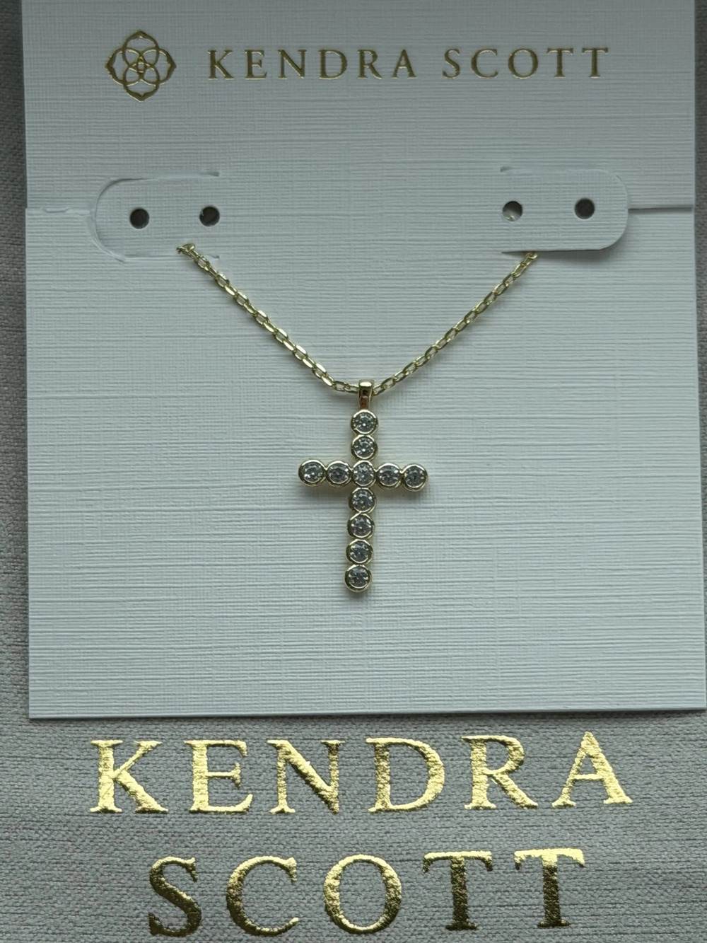 Kendra Scot Cross Pendant Necklace